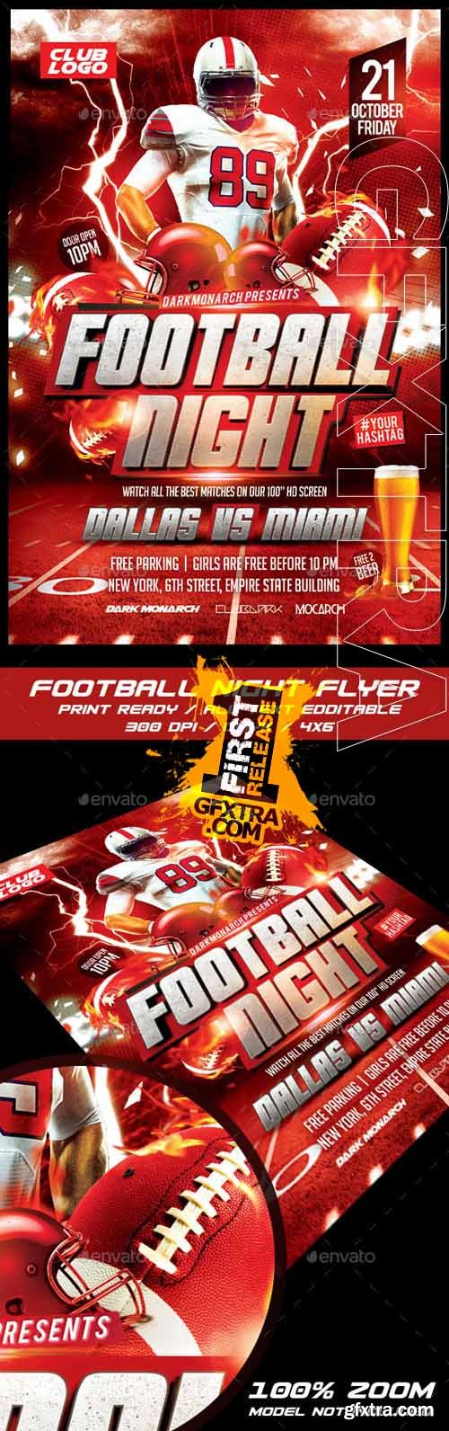 GR - Football Night Flyer 14541760 GR - Football Night Flyer 14541760