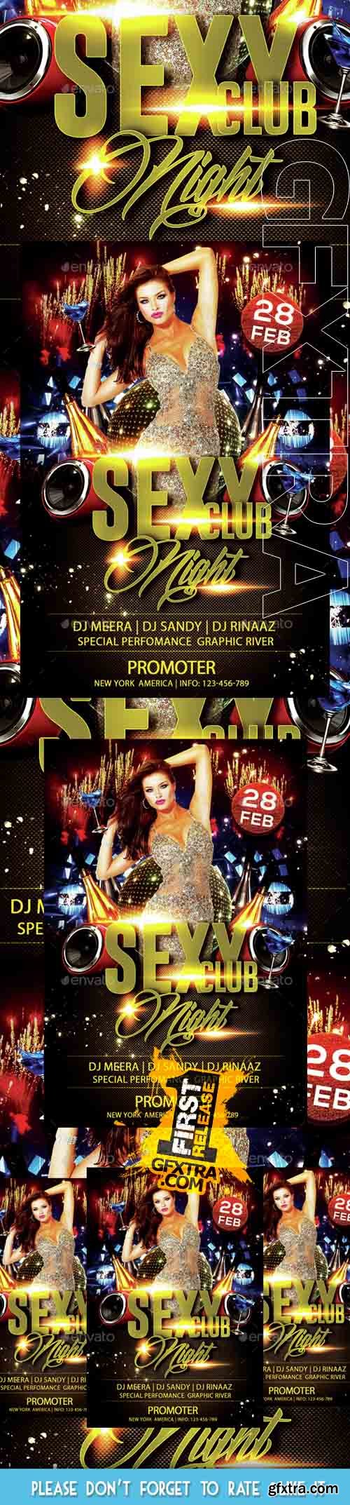 GR - Sexy Club Night Party Flyer 14541207