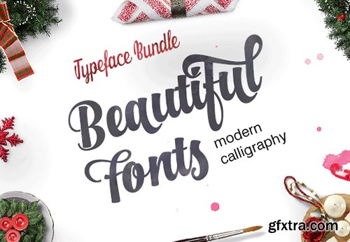 The Typeface Bundle with 10 Beautiful Fonts