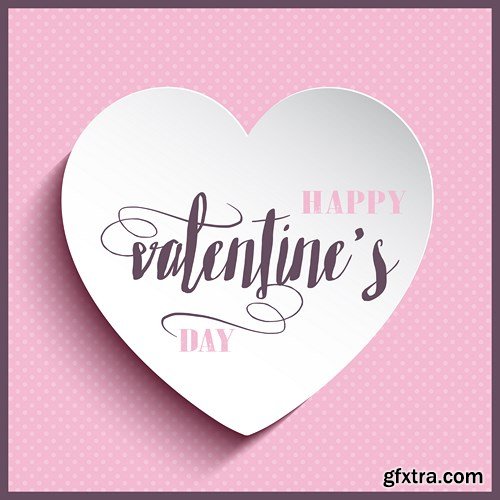 St. Valentine's Day, Hearts, Love - 25xEPS, AI