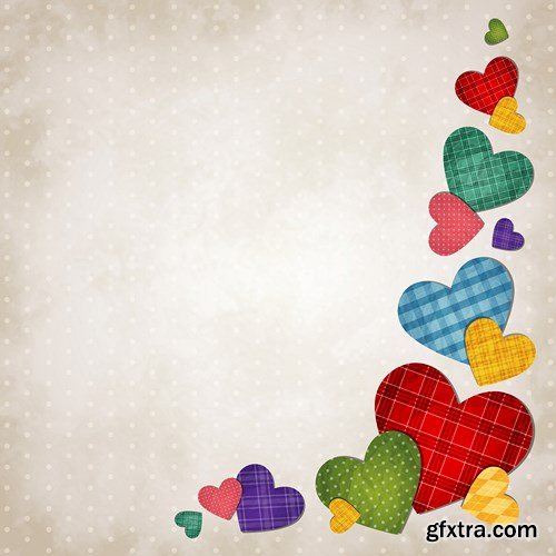 St. Valentine's Day, Hearts, Love - 25xEPS, AI