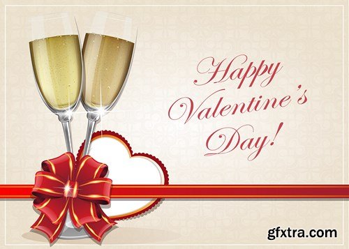 St. Valentine's Day, Hearts, Love - 25xEPS, AI