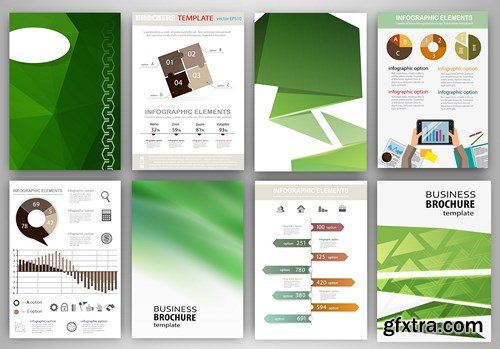 Design Flyer & Corporate Brochures 9 - 25xEPS