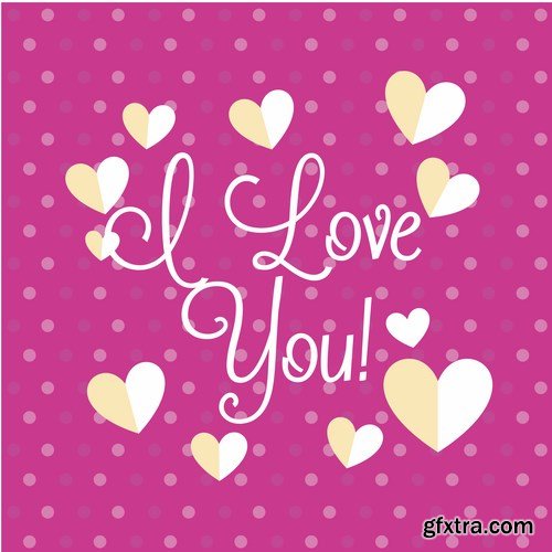 Love card design 18 - 25 EPS