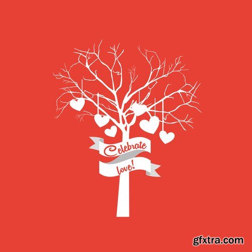 Love card design 18 - 25 EPS