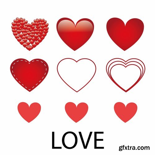 Love card design 19 - 25 EPS