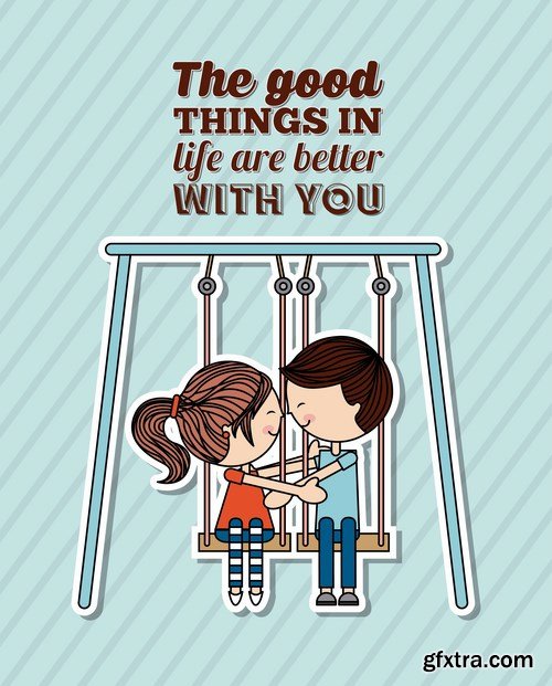 Love card design 19 - 25 EPS