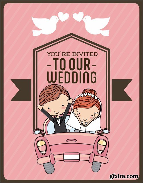 Love card design 19 - 25 EPS