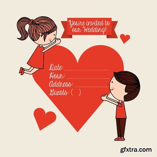 Love card design 19 - 25 EPS