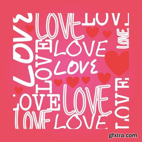 Love card design 19 - 25 EPS