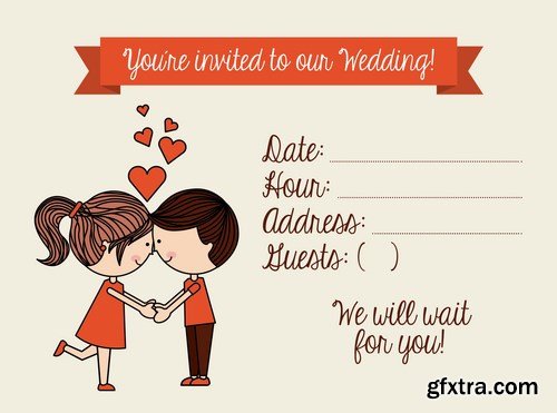 Love card design 19 - 25 EPS