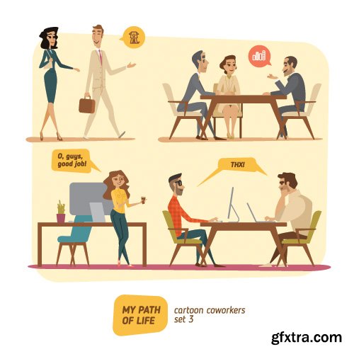 People character happy family summer beach business winter scene vector