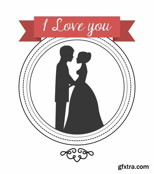 Love card design 20 - 25 EPS