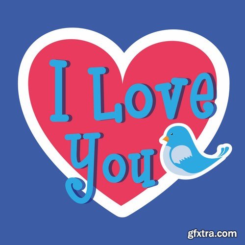 Love card design 20 - 25 EPS