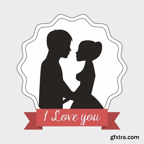 Love card design 20 - 25 EPS