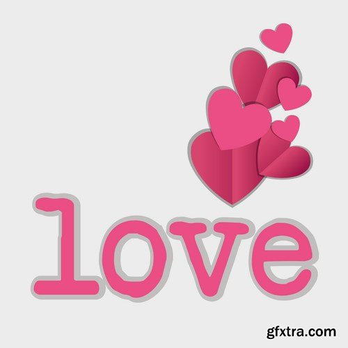 Love card design 20 - 25 EPS