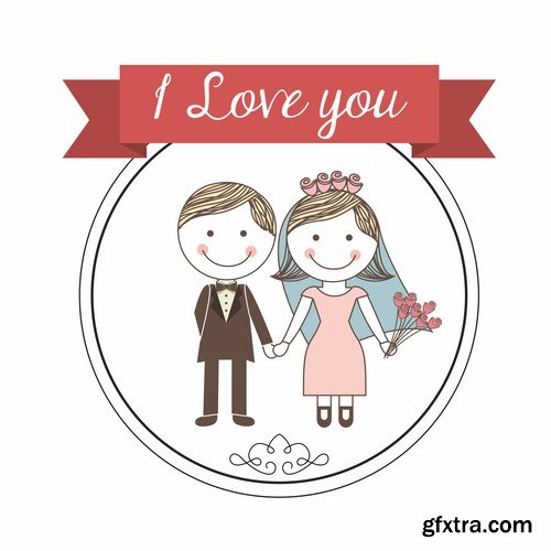 Love card design 20 - 25 EPS