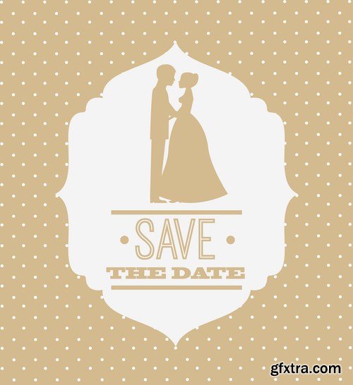 Love card design 21 - 25 EPS