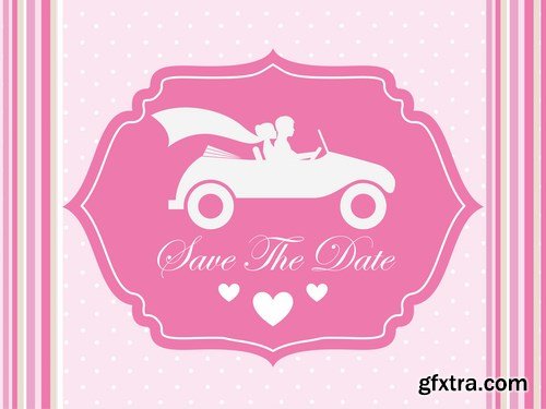 Love card design 21 - 25 EPS