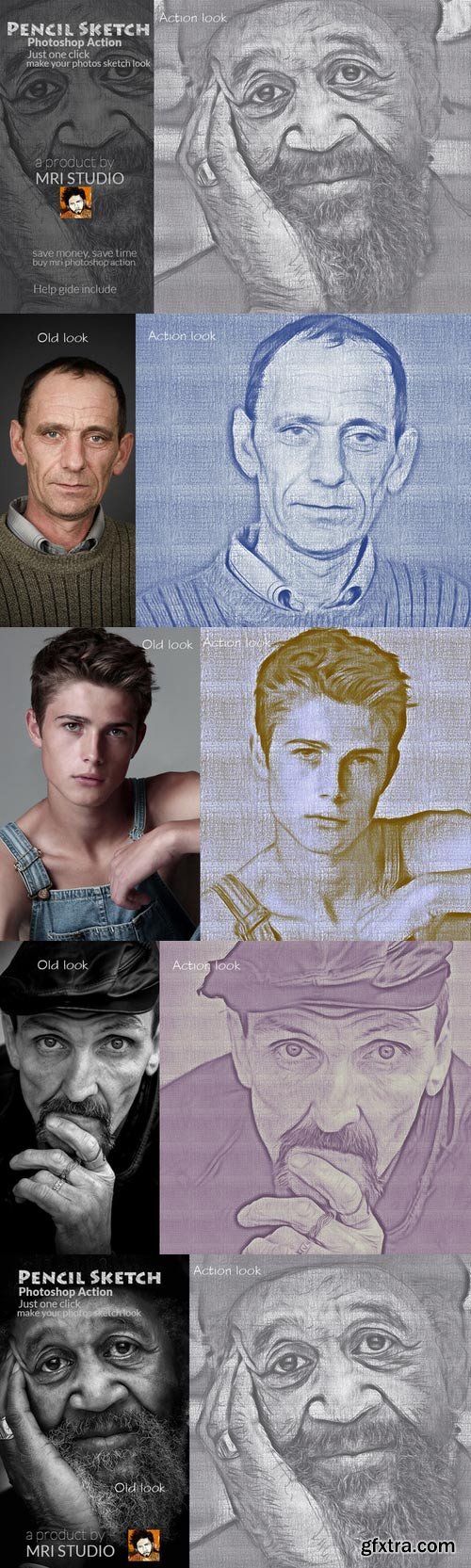 CM - Pencil Sketch Photoshop Action 497805 CM - Pencil Sketch Photoshop Action 497805