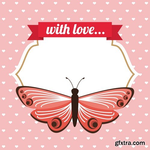 Frame Valentine's day, 10 х EPS