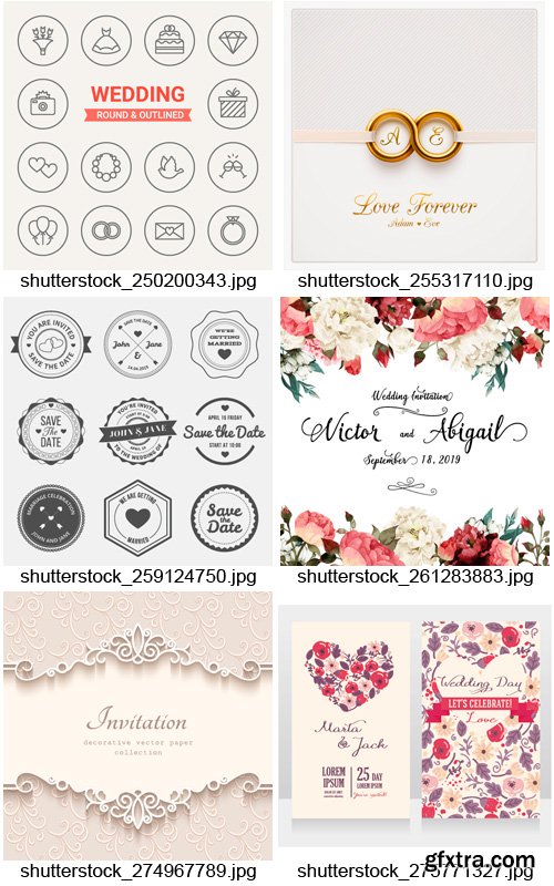 Amazing SS - Wedding Invitation &amp; Elements 3, 25xEPS