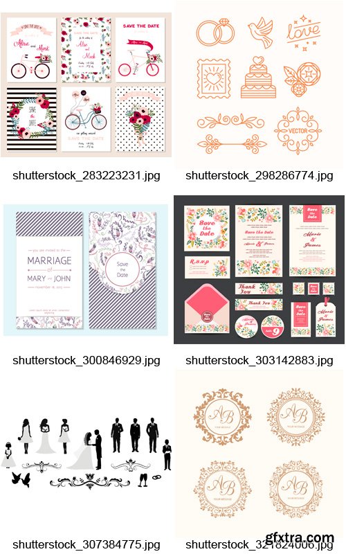 Amazing SS - Wedding Invitation &amp; Elements 3, 25xEPS