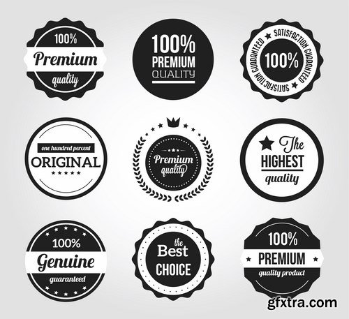 Label and Badge Collection - 19 EPS Label and Badge Collection - 19 EPS