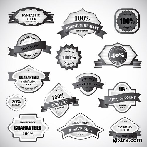 Label and Badge Collection - 19 EPS Label and Badge Collection - 19 EPS