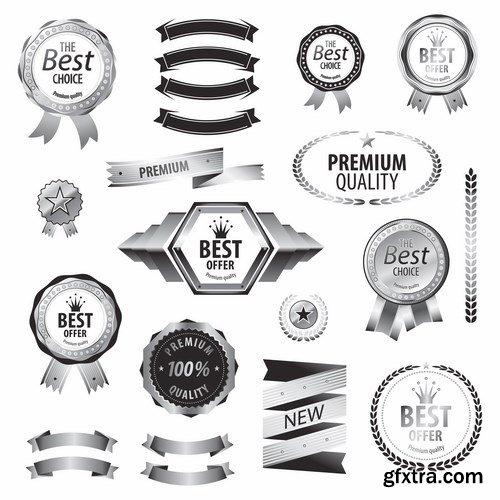 Label and Badge Collection - 19 EPS Label and Badge Collection - 19 EPS