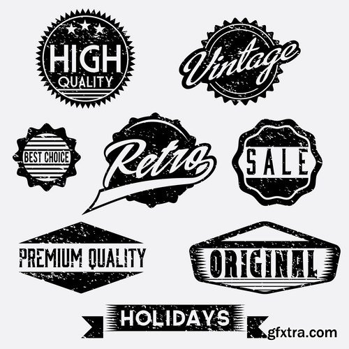 Label and Badge Collection - 19 EPS Label and Badge Collection - 19 EPS