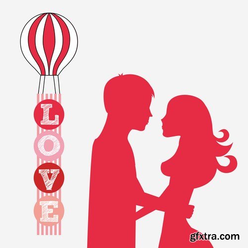 Love card design 25 - 25 EPS