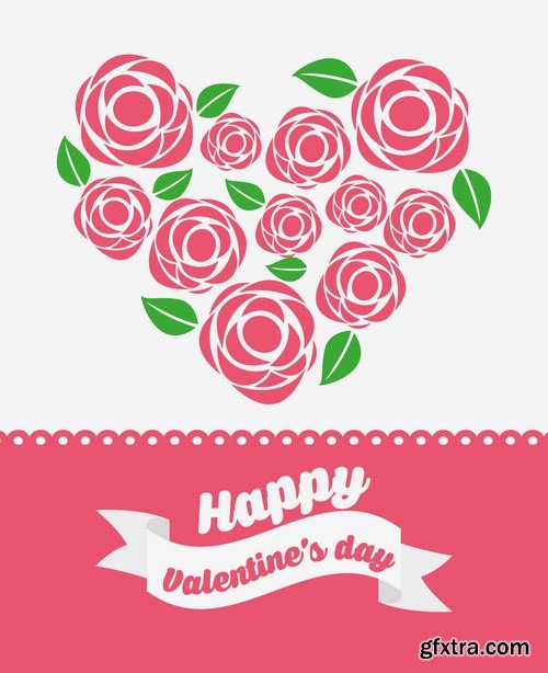 Love card design 25 - 25 EPS