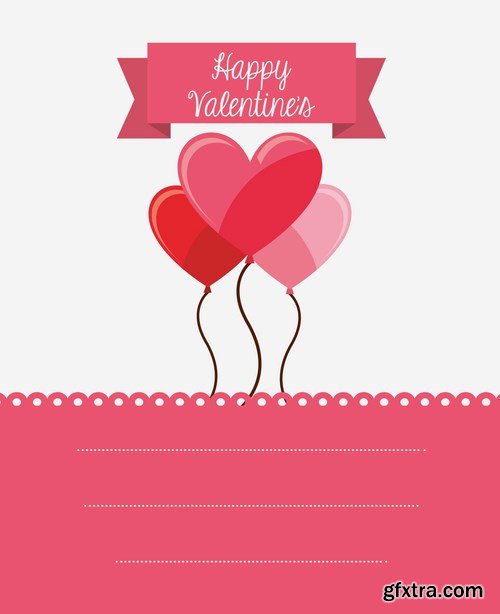 Love card design 25 - 25 EPS