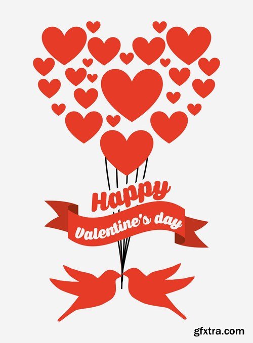 Love card design 25 - 25 EPS