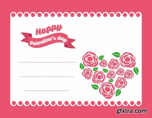 Love card design 25 - 25 EPS