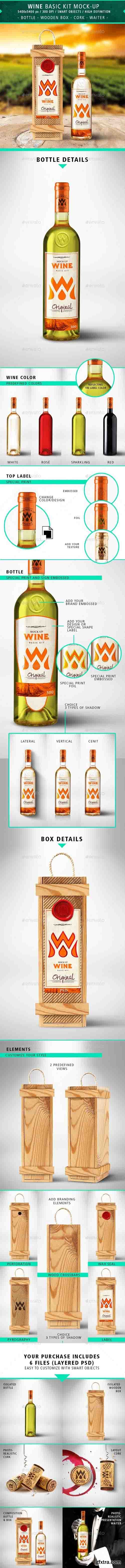 GR - Wine Branding Basic Kit Mock-up 14635526 GR - Wine Branding Basic Kit Mock-up 14635526
