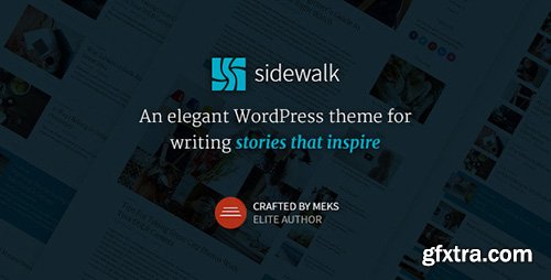 ThemeForest - Sidewalk v1.1 - Elegant Personal Blog WordPress Theme - 11444883