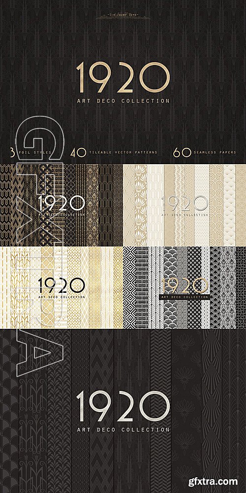 Art Deco Seamless Patterns Bundle 510277