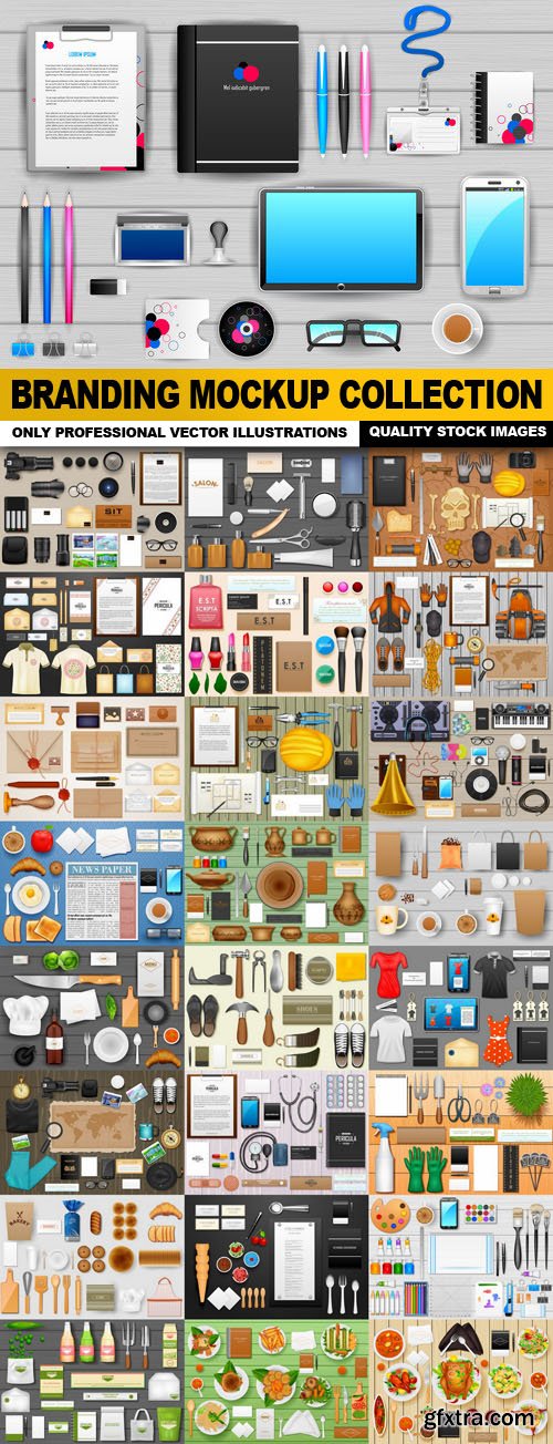 Branding Mockup Collection 25xEPS