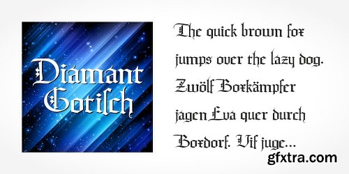 Diamant Gotisch Pro Font Family 1 Font $20