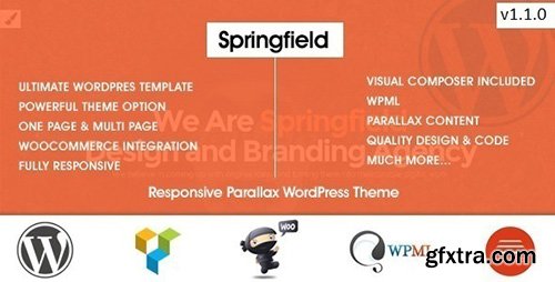 ThemeForest - Springfield v1.1.0 - Responsive Parallax WordPress Theme - 9510123
