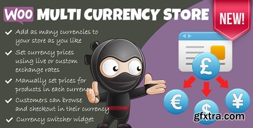 CodeCanyon - Woocommerce Multi Currency Store v1.2.4 - 9854995