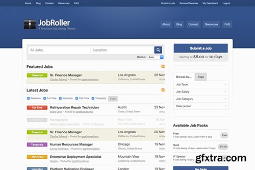 AppThemes - JobRoller v1.8.5 - WordPress Job Board Theme