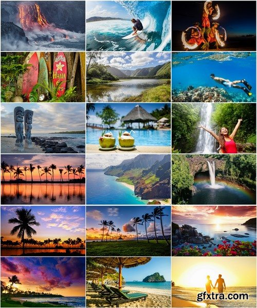 Collection of the most beautiful places planet Hawaii island beach sea ocean vacation 25 HQ Jpeg