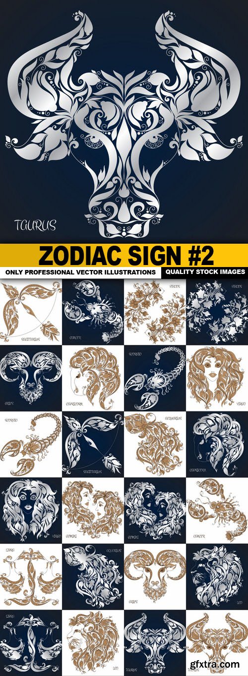 Zodiac Sign #2 - 24 Vector