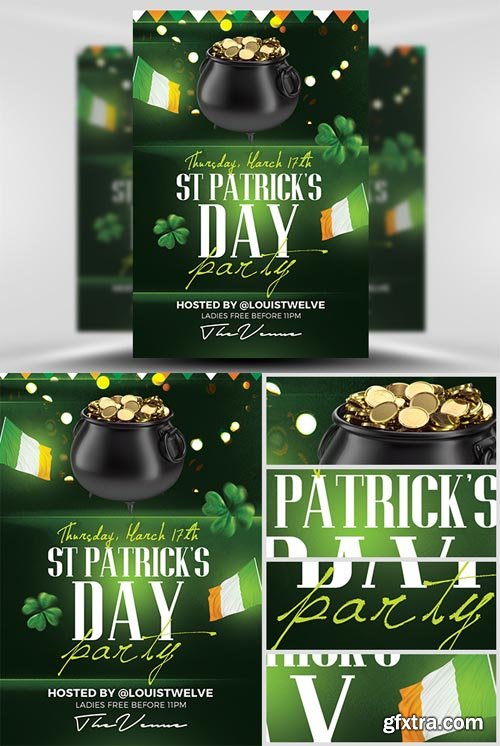 St. Patrick’s Day Flyer Template 4