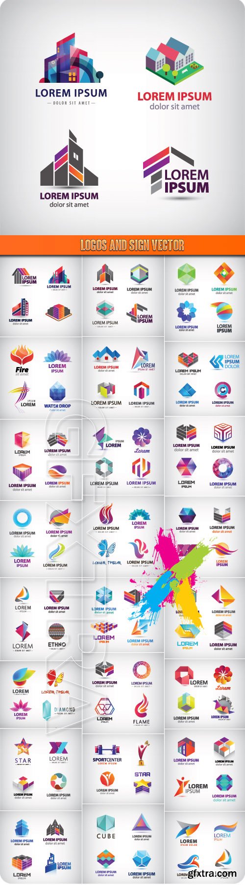 Logos and Sign vector