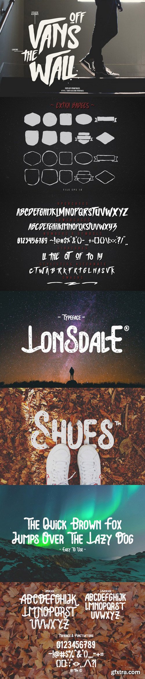 GIEMONS FONT BUNDLES - VOL.1, 5xOTF 517140