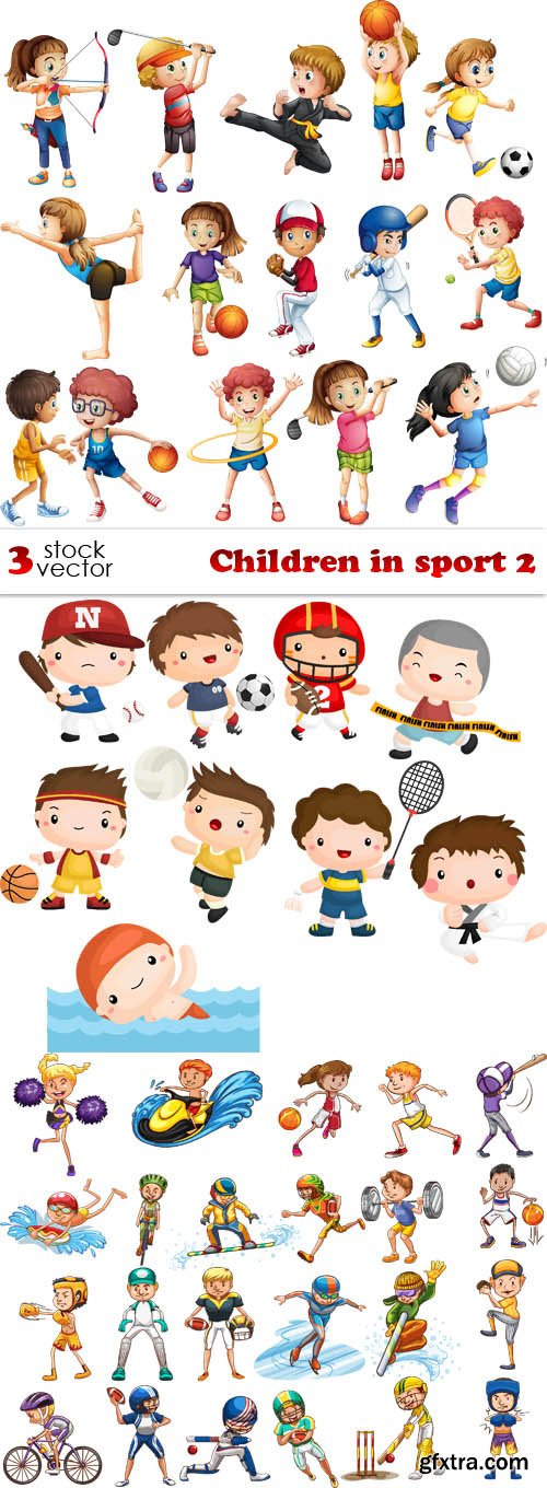 Vectors - Children in sport 2